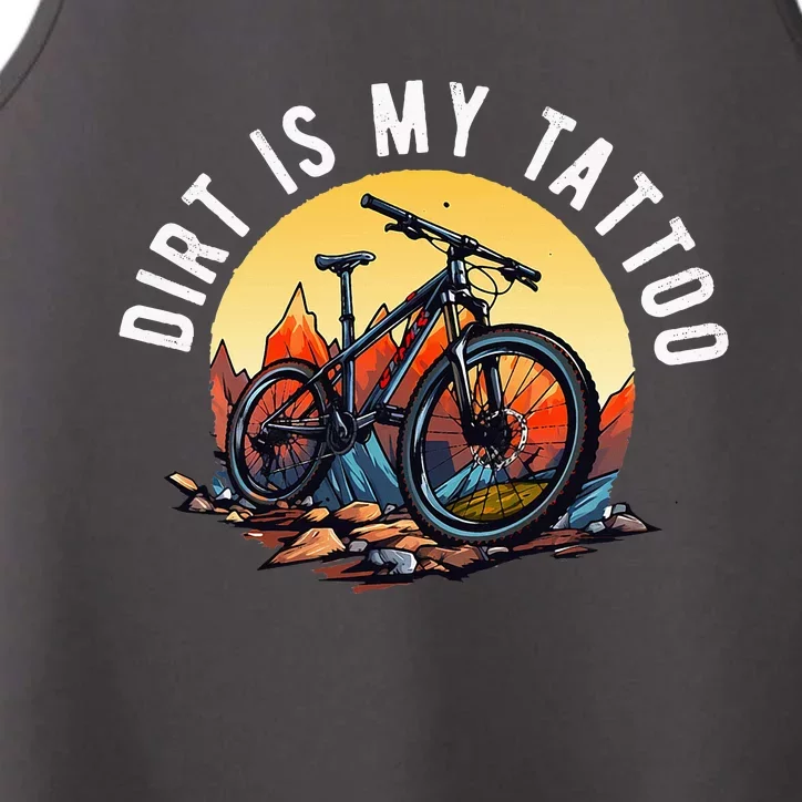 Mountain Bike Funny Mtb Biking Lover Performance Tank