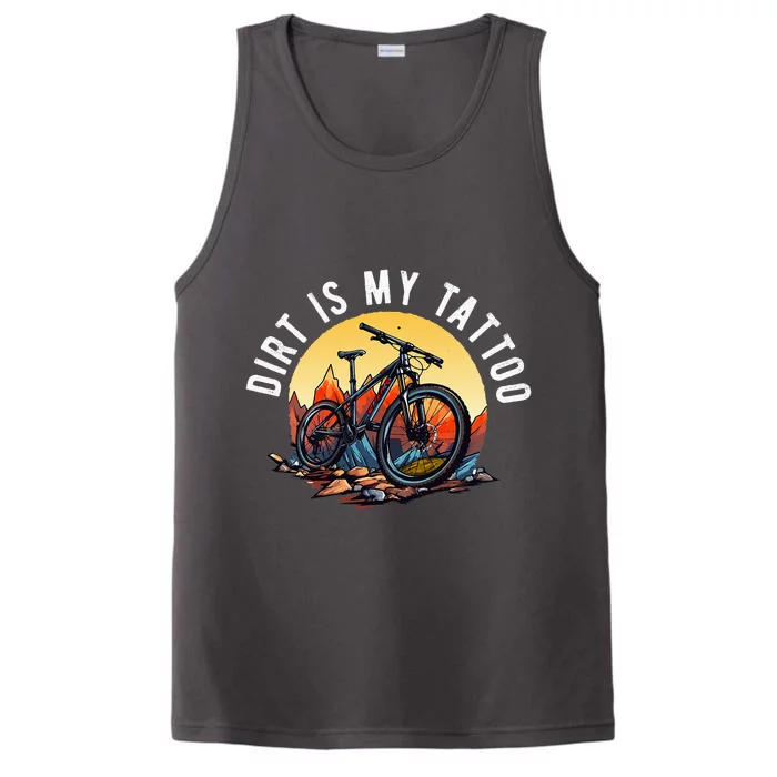 Mountain Bike Funny Mtb Biking Lover Performance Tank