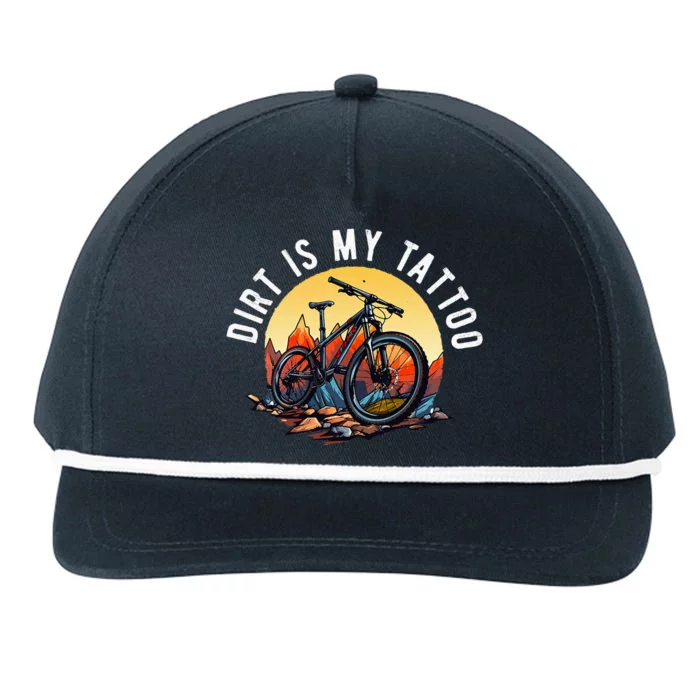 Mountain Bike Funny Mtb Biking Lover Snapback Five-Panel Rope Hat