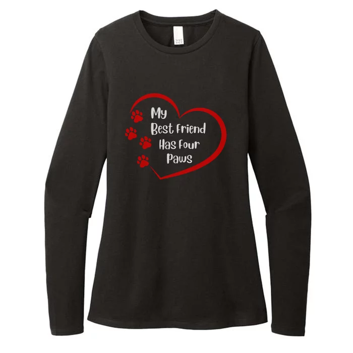 My Best Friend Has Four Paws Womens CVC Long Sleeve Shirt