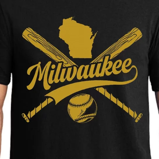 Milwaukee Baseball Fan Pajama Set