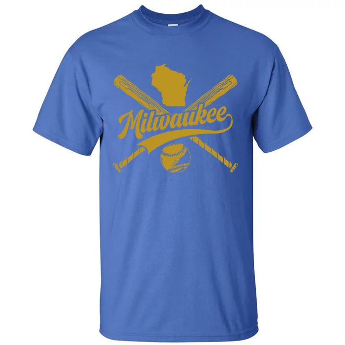 Milwaukee Baseball Fan Tall T-Shirt