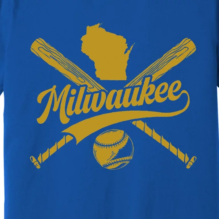 Milwaukee Baseball Fan Premium T-Shirt