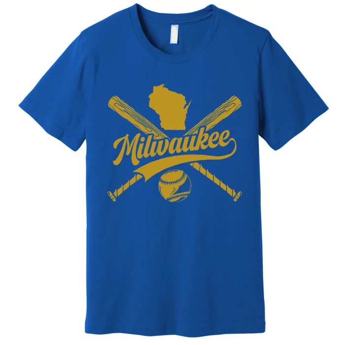 Milwaukee Baseball Fan Premium T-Shirt