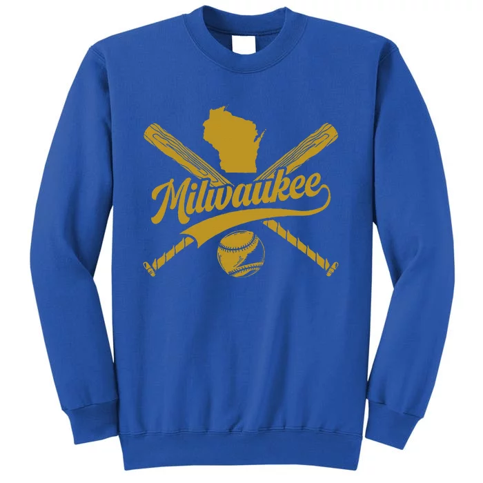 Milwaukee Baseball Fan Tall Sweatshirt