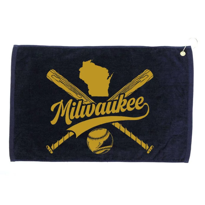 Milwaukee Baseball Fan Grommeted Golf Towel