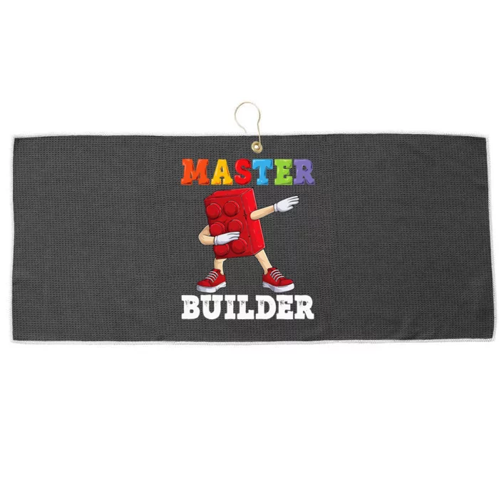 Master Builder Funny Building Blocks Bricks Large Microfiber Waffle Golf Towel