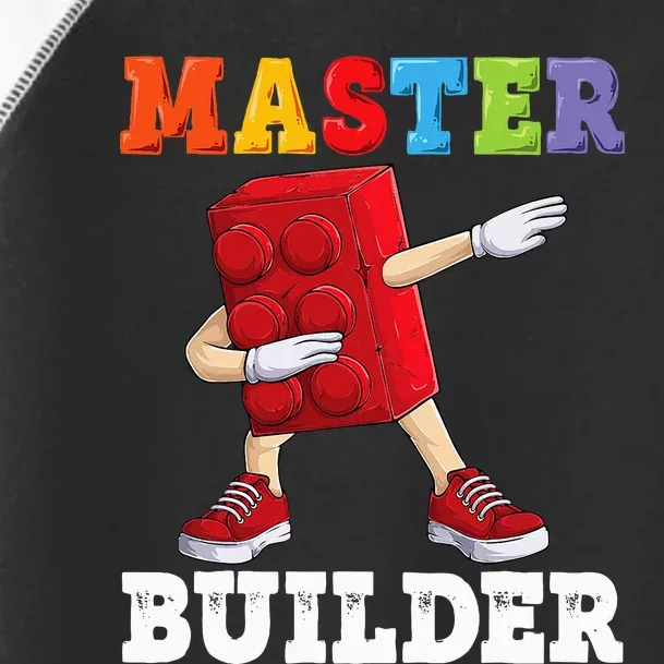 Master Builder Funny Building Blocks Bricks Toddler Fine Jersey T-Shirt