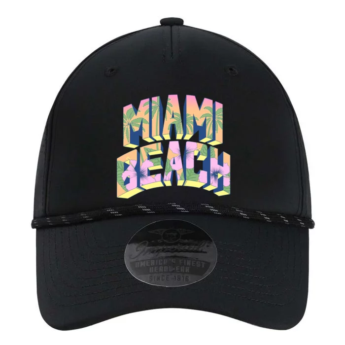 Miami Beach Floral Performance The Dyno Cap