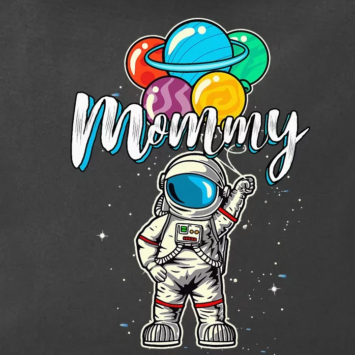 Mommy Birthday Funny Astronaut in Space Gifts Lover Zip Tote Bag