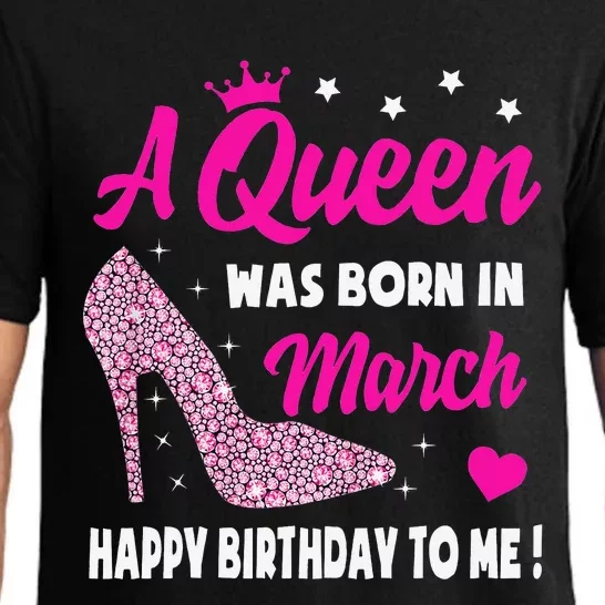 March Birthday For Wo Queen Born In March Pajama Set