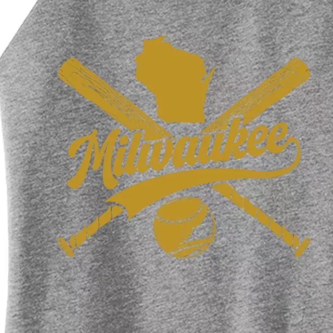 Milwaukee Baseball Fan Women’s Perfect Tri Rocker Tank