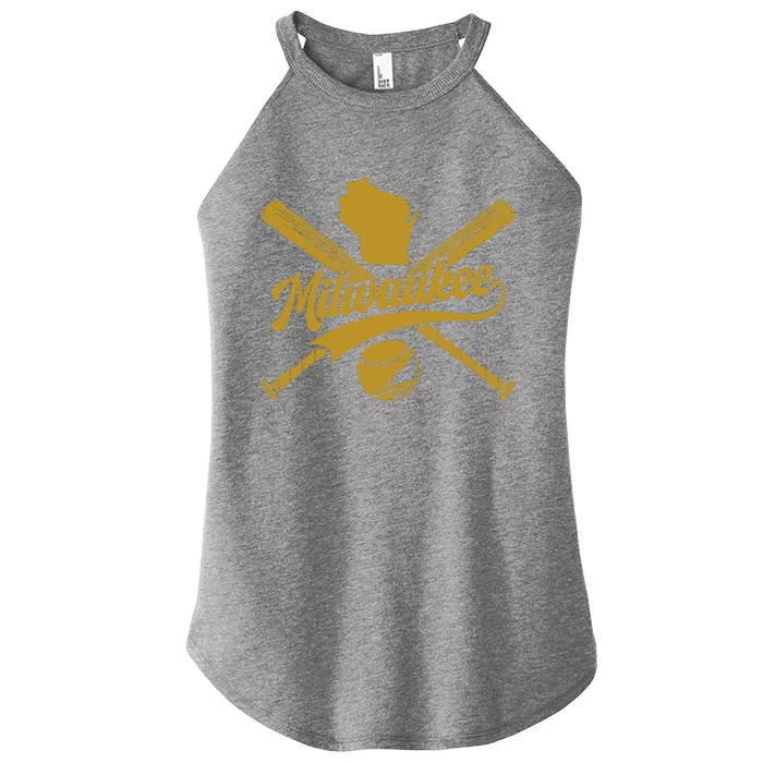 Milwaukee Baseball Fan Women’s Perfect Tri Rocker Tank