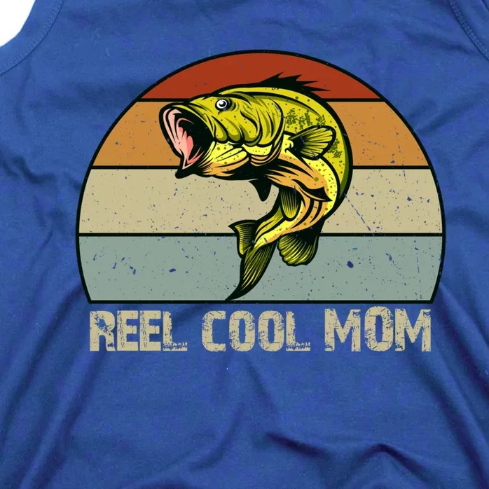 Mom Bass Fishing Funny Gift For Bass Fisher Moms Gift Tank Top