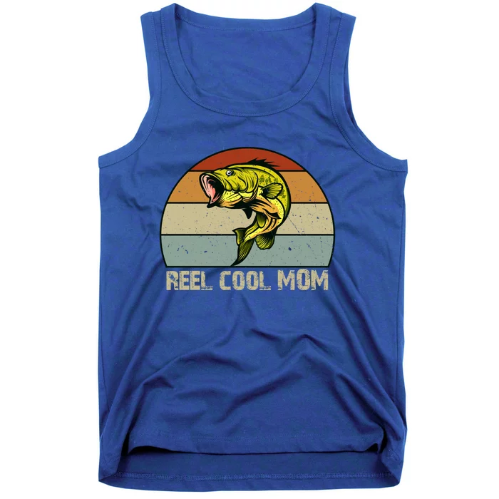 Mom Bass Fishing Funny Gift For Bass Fisher Moms Gift Tank Top