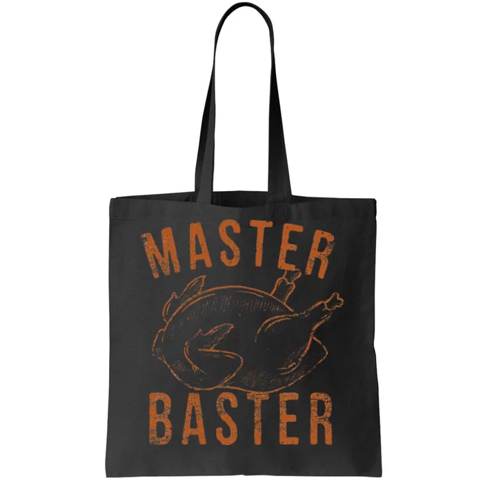 Master Baster Funny Turkey Print Happy Thanksgiving Day Tote Bag