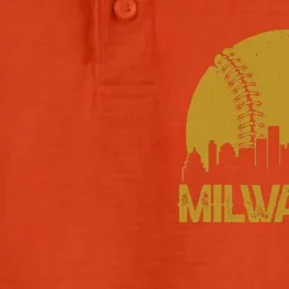 Milwaukee Baseball Fan Dry Zone Grid Performance Polo