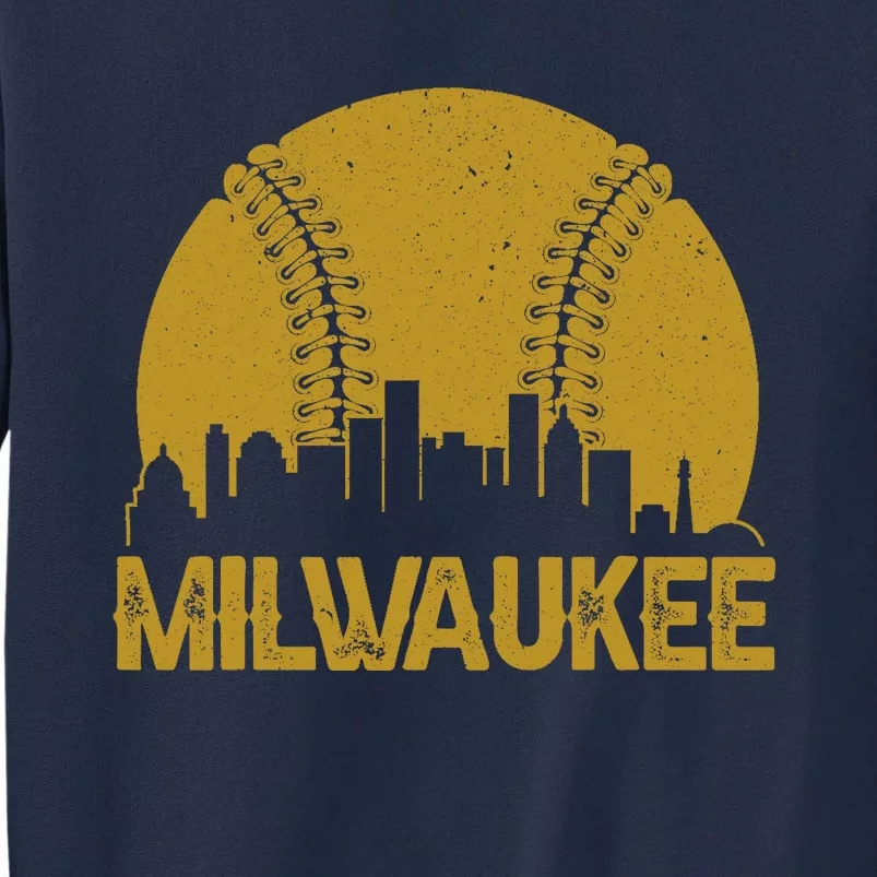 Milwaukee Baseball Fan Tall Sweatshirt