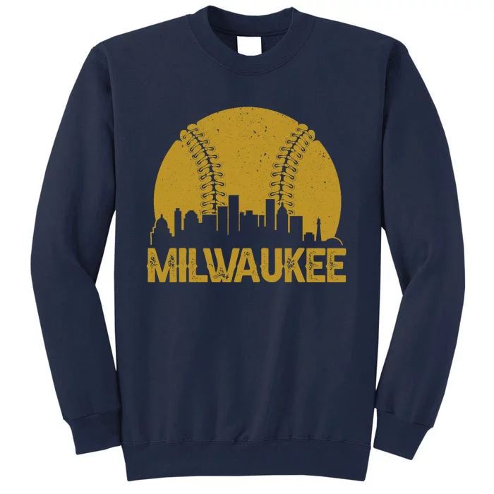 Milwaukee Baseball Fan Tall Sweatshirt