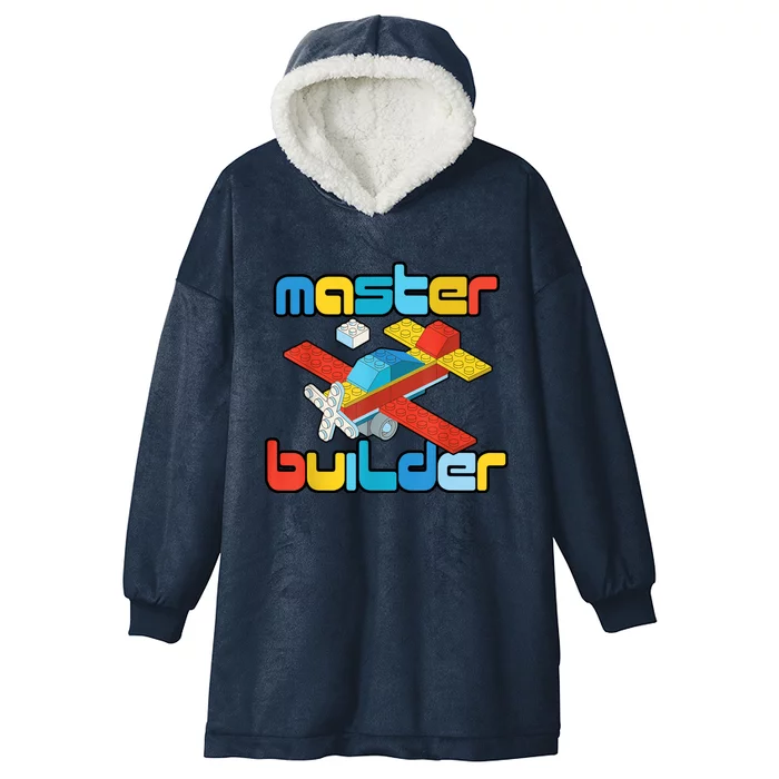 Master Builder Funny Building Blocks Brick Block Toy Hooded Wearable Blanket