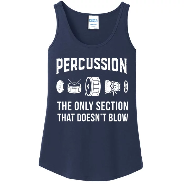 Marching Band For Drummers In Percussion Section Ladies Essential Tank