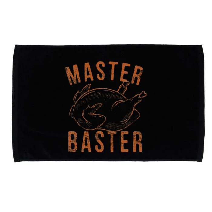 Master Baster Funny Turkey Print Happy Thanksgiving Day Microfiber Hand Towel