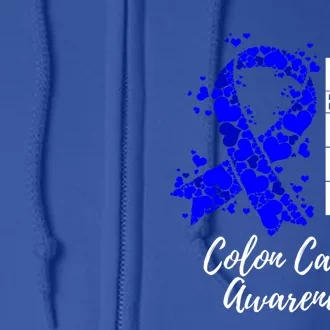 My Brother’s Fight Is My Fight Colon Cancer Awareness Gift Full Zip Hoodie