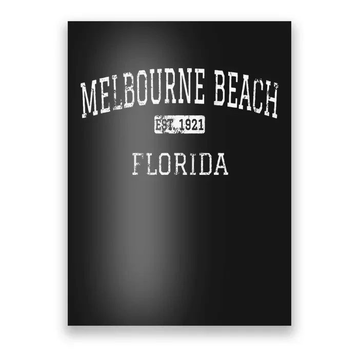 Melbourne Beach Florida FL Vintage Poster