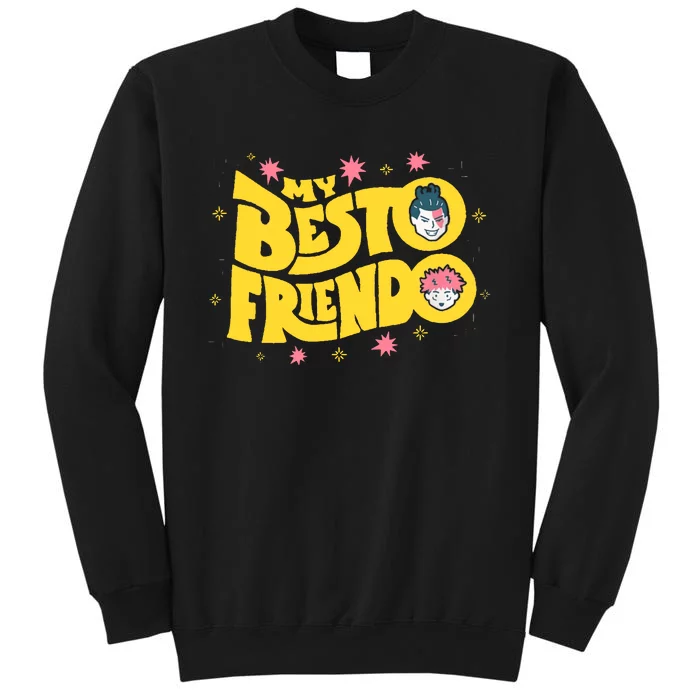 My Besto Friendo Kawaii Anime Saying Art Tall Sweatshirt