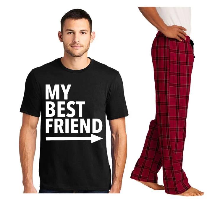 My Best Friend T With Arrow Left Pajama Set