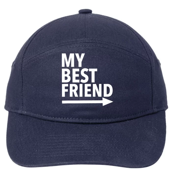 My Best Friend T With Arrow Left 7-Panel Snapback Hat