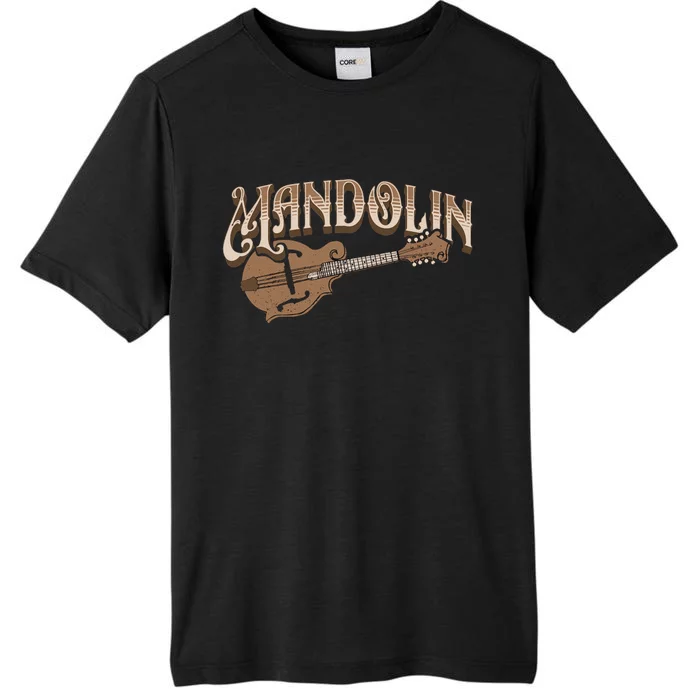 Mandolin Bluegrass Folk Music Mandolin Player Musicians ChromaSoft Performance T-Shirt