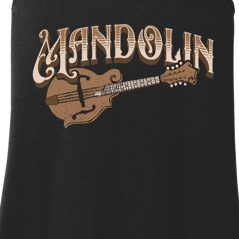 Mandolin Bluegrass Folk Music Mandolin Player Musicians Ladies Essential Tank