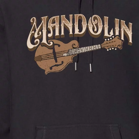 Mandolin Bluegrass Folk Music Mandolin Player Musicians Premium Hoodie