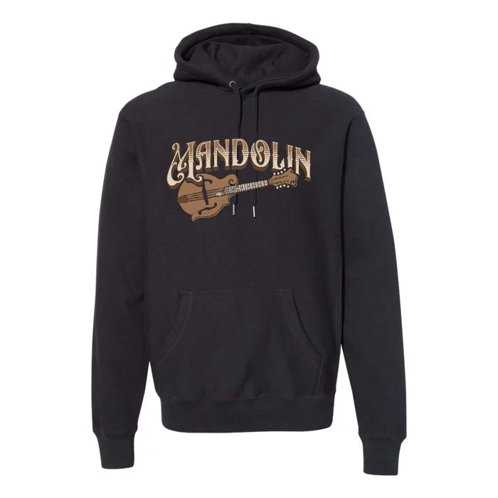 Mandolin Bluegrass Folk Music Mandolin Player Musicians Premium Hoodie