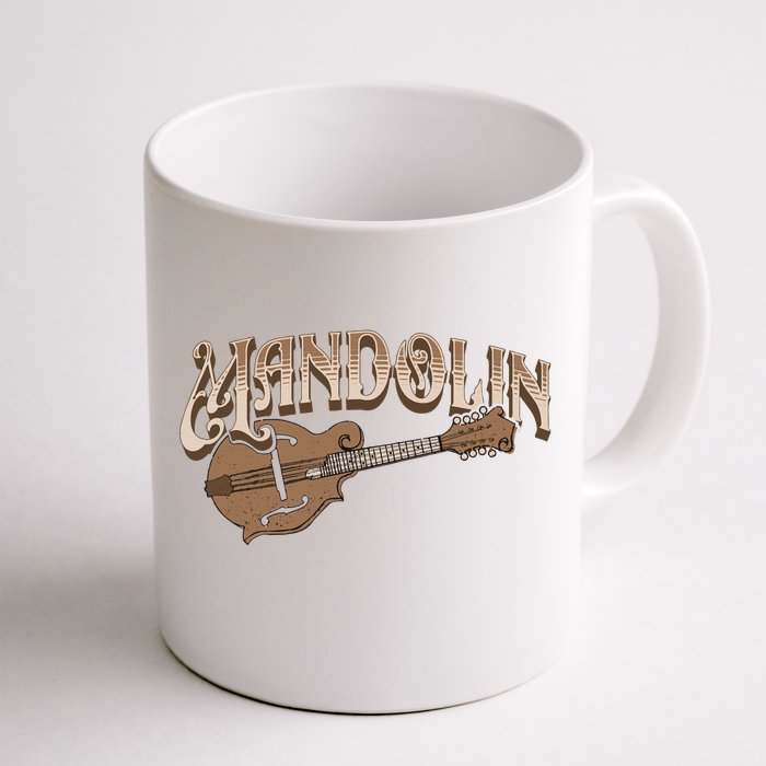 Mandolin Bluegrass Folk Music Mandolin Player Musicians Front & Back Coffee Mug