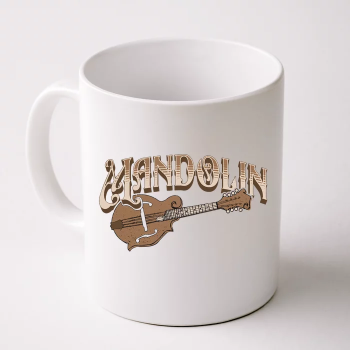 Mandolin Bluegrass Folk Music Mandolin Player Musicians Front & Back Coffee Mug