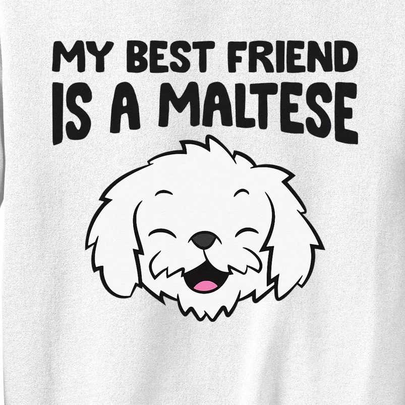 My Best Friend Is A Maltese Dog Sweatshirt