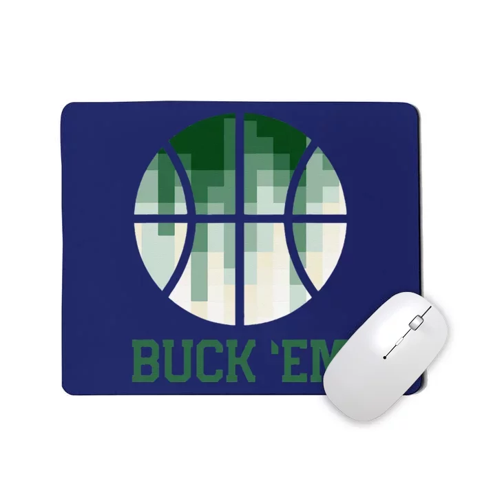 Milwaukee Basketball Fan Mousepad