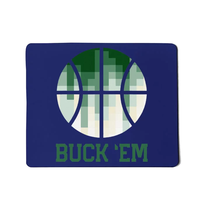 Milwaukee Basketball Fan Mousepad