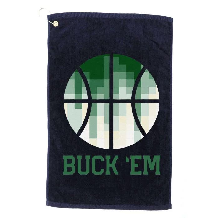 Milwaukee Basketball Fan Platinum Collection Golf Towel