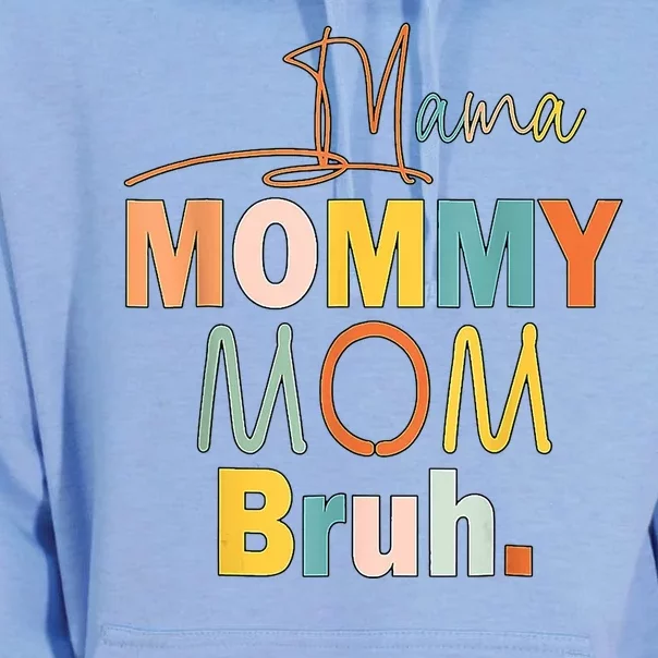 Mommy Bruh Funny Quote Gift Unisex Surf Hoodie