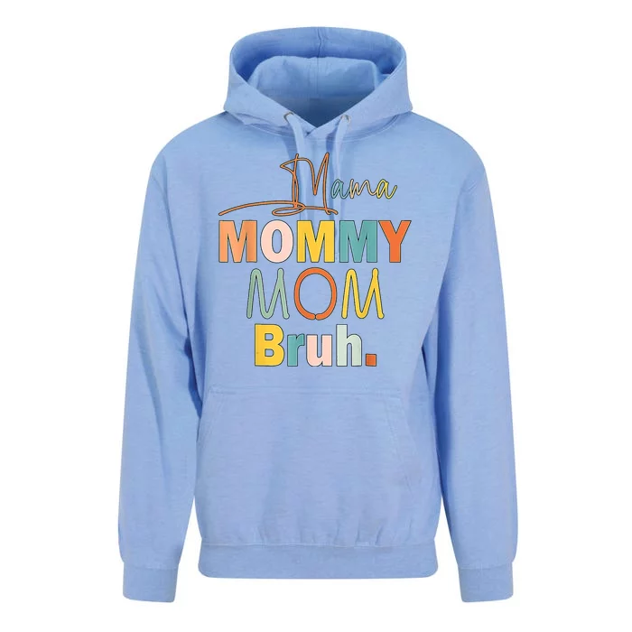 Mommy Bruh Funny Quote Gift Unisex Surf Hoodie