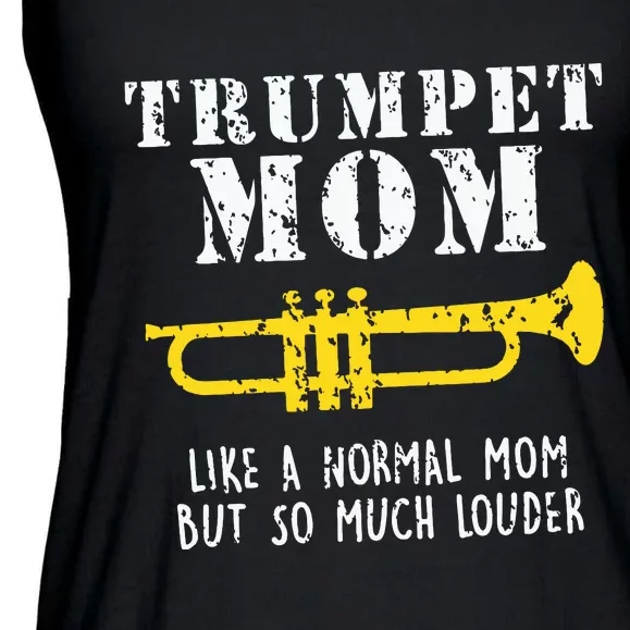 Marching Band Funny Trumpet Mom Ladies Essential Flowy Tank