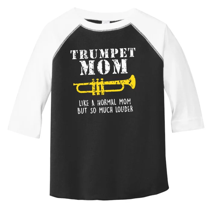 Marching Band Funny Trumpet Mom Toddler Fine Jersey T-Shirt