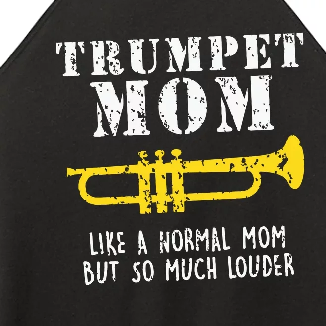 Marching Band Funny Trumpet Mom Women’s Perfect Tri Rocker Tank