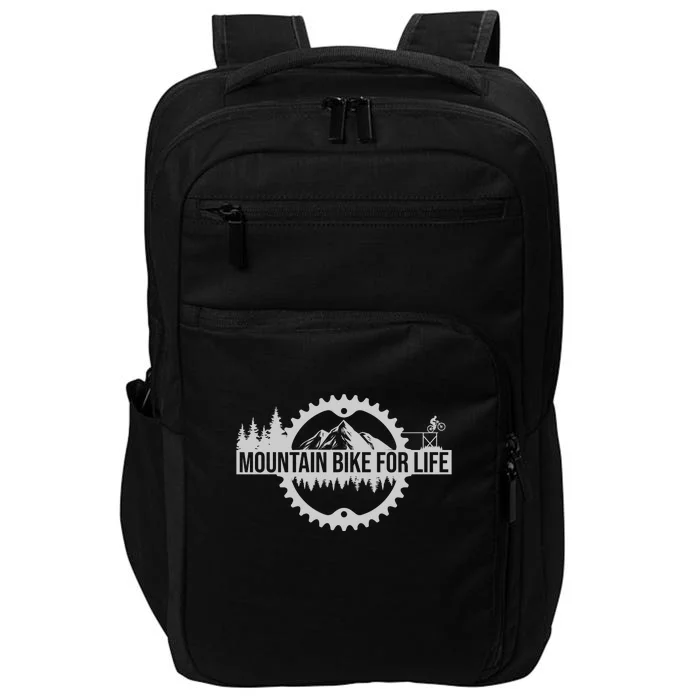 Mountain Bike For Life Gift Road Cyling Impact Tech Backpack