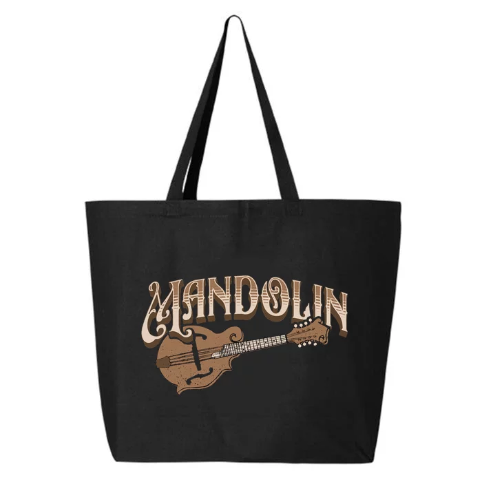 Mandolin Bluegrass Folk Music Mandolin Player Musicians Long Sleeve 25L Jumbo Tote