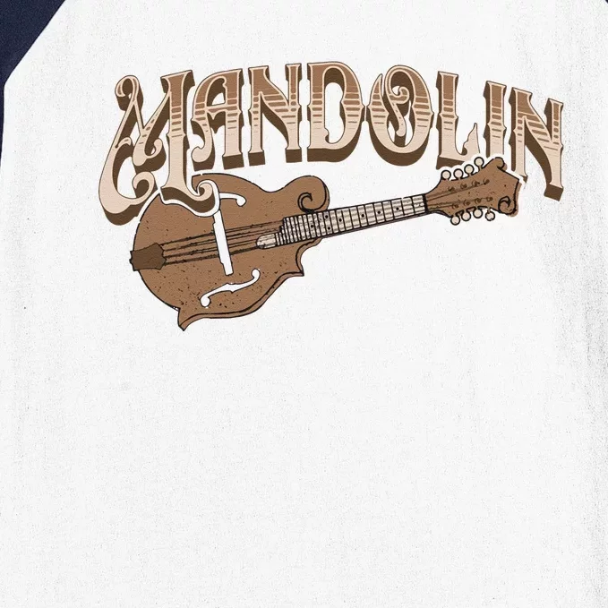 Mandolin Bluegrass Folk Music Mandolin Player Musicians Long Sleeve Baseball Sleeve Shirt