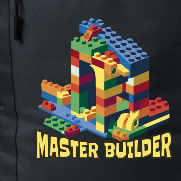 Master Builder Funny Building Blocks Toys Gift Daily Commute Backpack